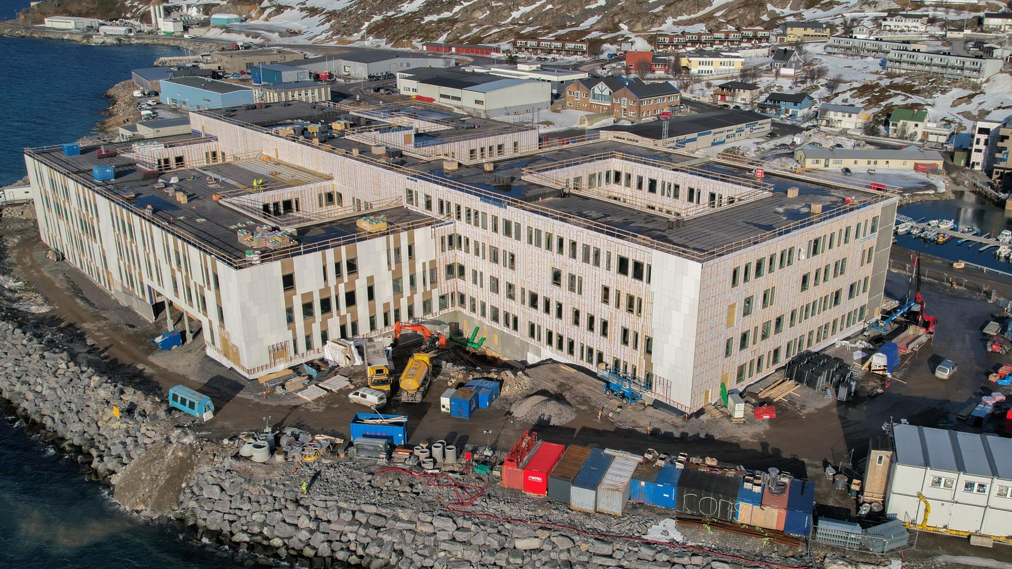 Oversikt sett fra sjøsiden